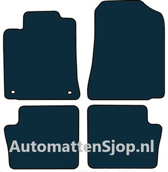 Naaldvilt zwart automatten Toyota Corolla (E12) Stationwagon | 2002-2007