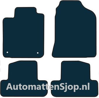 Naaldvilt zwart automatten Toyota Corolla Verso | 2002-2004