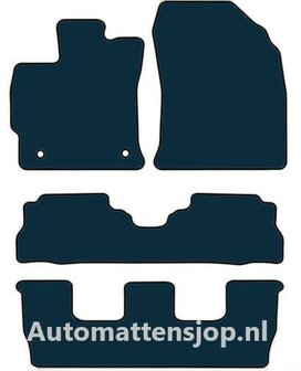 Naaldvilt zwart automatten Toyota Prius III Plus+ / Wagon | 2011-2015