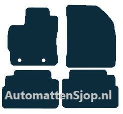 Naaldvilt antraciet automatten Toyota Verso I | 2009-2013