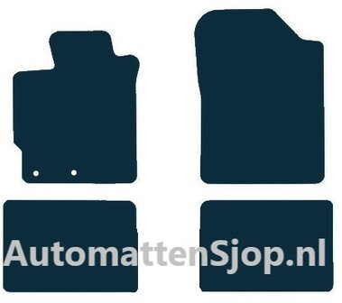 Naaldvilt antraciet automatten Toyota Yaris (P13) (facelift) | 2014-2020