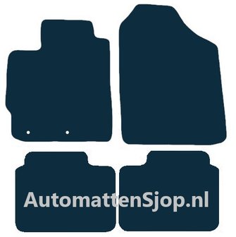 Naaldvilt zwart automatten Toyota Yaris (P13) | 2011-2014