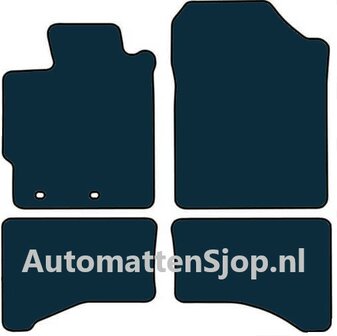 Naaldvilt antraciet automatten Toyota Yaris Hybrid | 2011-2014