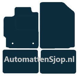 Naaldvilt zwart automatten Toyota Yaris (P9) | 2005-2011