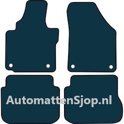 Naaldvilt zwart automatten VW Caddy III Combi facelift | 2010-2015