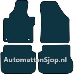 Naaldvilt zwart automatten VW Caddy III Combi 2 schuifdeuren | 2004-2010