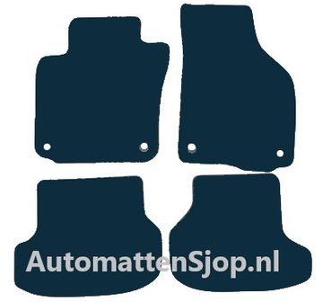 Naaldvilt zwart automatten VW Golf 6 Cabrio | 2011-2016