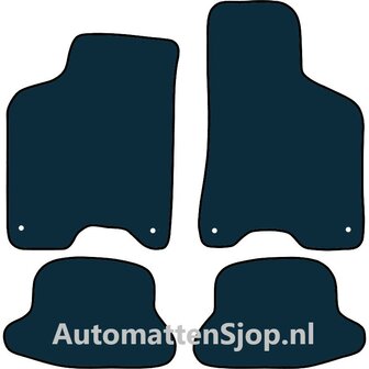 Luxe velours zwarte automatten VW Lupo (6X1 / 6E1) | 1998-2005