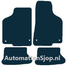 Luxe velours zwarte automatten VW Lupo 3L | 2001-2005