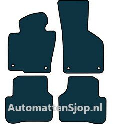 Naaldvilt zwart automatten VW Passat (3C2) | 2005-2010