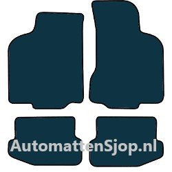 Naaldvilt zwart automatten VW Polo (6N1) | 1994-1999