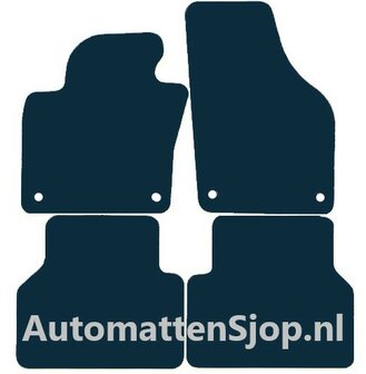 Naaldvilt zwart automatten VW Tiguan I | 2007-2016