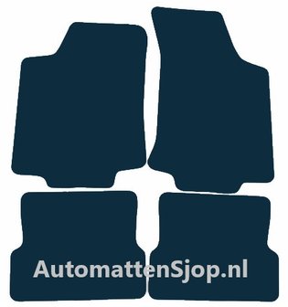 Naaldvilt zwart automatten VW Vento (1H2) | 1992-1998