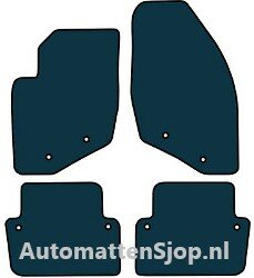 Naaldvilt zwart automatten Volvo S80 I | 1998-2006