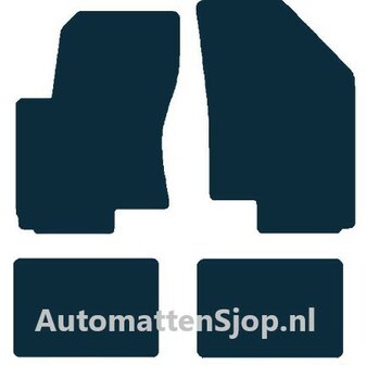 Naaldvilt zwart automatten Baic X3/X35 | 2016-heden