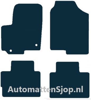 Naaldvilt zwart automatten Baic X5/X55 | 2018-heden