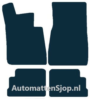 Naaldvilt zwart automatten BMW 6-Serie (E24) | 1976-1989