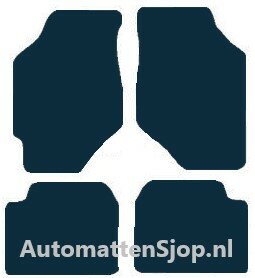 Naaldvilt zwart automatten Honda Shuttle | 1985-1995