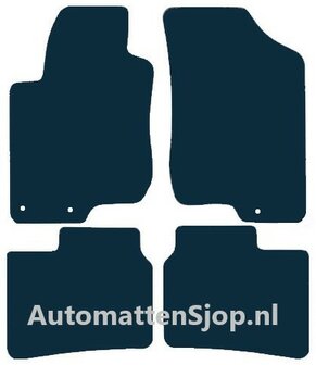 Naaldvilt antraciet automatten Hyundai i30 | 2007-2011