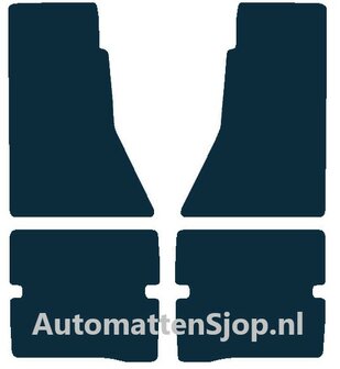 Naaldvilt zwart automatten Jaguar E-type 2+2 | 1966-1971