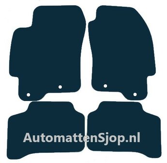 Naaldvilt zwart automatten Jaguar X-Type | 2001-2010