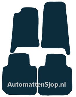 Naaldvilt zwart automatten Jaguar XJ | 1997-2003