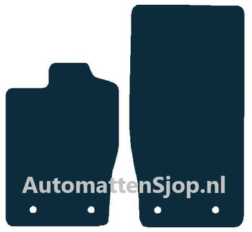 Naaldvilt zwart automatten Jaguar XK-Coup&eacute; | 2011-2015