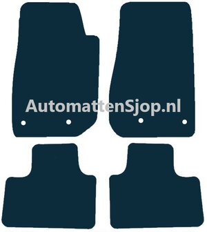 Naaldvilt zwart automatten Jeep Wrangler LWB | 2007-2019