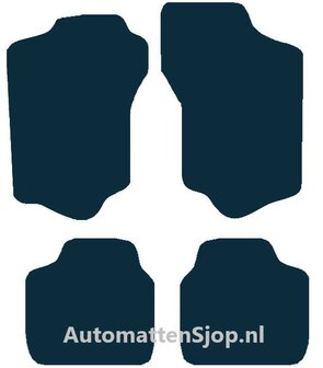 Naaldvilt zwart automatten Lancia Dedra | 1990-1999