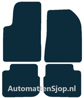 Naaldvilt zwart automatten Lancia Delta | 2008-2015