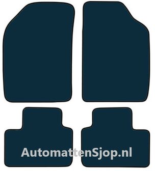 Luxe velours zwart automatten Lancia Ypsilon | 1996-2003