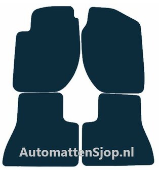 Naaldvilt zwart automatten Land Rover Freelander | 2003-2007