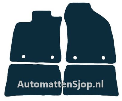 Naaldvilt zwart automatten Lexus CT 200H Hybrid | 2011-2014