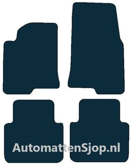 Naaldvilt antraciet automatten Maserati Gransport | 2004-2008