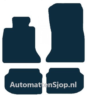 Naaldvilt zwart automatten Mini Paceman (R61) | 2013-2017