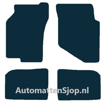 Naaldvilt zwart automatten Mitsubishi Colt | 1992-1996