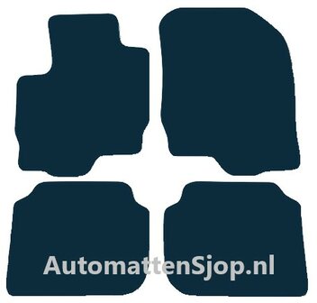 Naaldvilt zwart automatten Mitsubishi Colt | 2004-2008