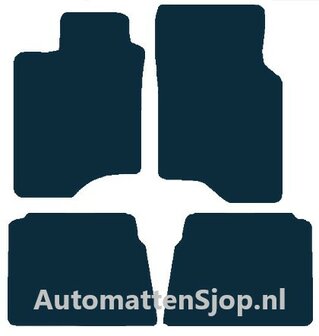 Naaldvilt zwart automatten Mitsubishi Galant | 1988-1993