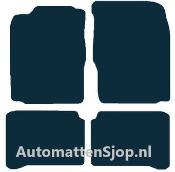 Naaldvilt zwart automatten Mitsubishi Galant | 1993-1997