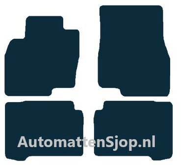 Luxe velours zwart automatten Mitsubishi Grandis 5-persoons | 2004-2011