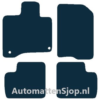 Naaldvilt zwart automatten Mitsubishi I-Miev | 2010-2019