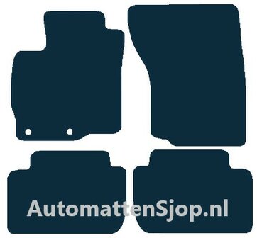 Naaldvilt antraciet automatten Mitsubishi Outlander | 2012-2015