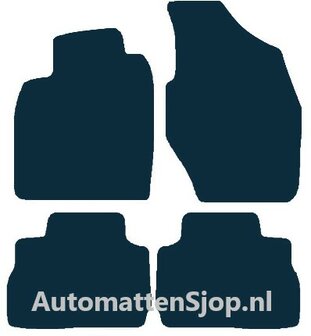 Naaldvilt antraciet automatten Mitsubishi Pajero Pinin | 2000-2005