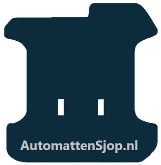 Naaldvilt antraciet automatten Mitsubishi Space Gear Achtermat | 1995-1998