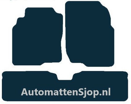 Naaldvilt zwart automatten Nissan Almera Tino | 2000-2006