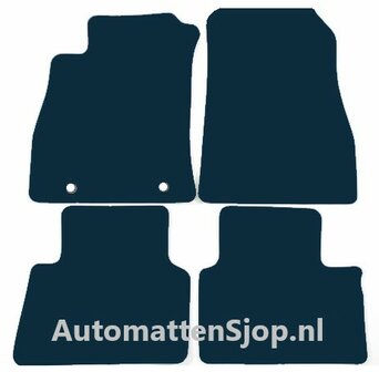 Naaldvilt zwart automatten Nissan Juke | 2010-2019