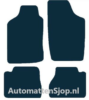 Naaldvilt zwart automatten Nissan Micra (K10) | 1983-1992