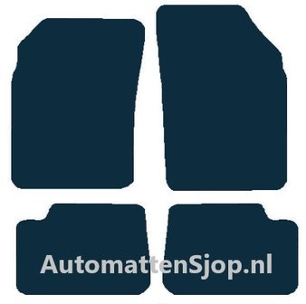 Naaldvilt zwart automatten Nissan Micra (K11) | 1992-2003