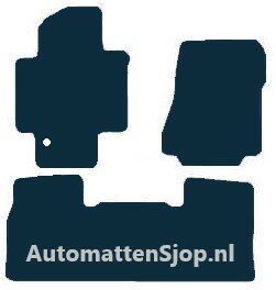 Naaldvilt zwart automatten Nissan NV200 | 2009-2020