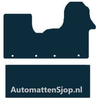 Naaldvilt zwart automatten Nissan NV300 verlengde achtermat | 2016-2022